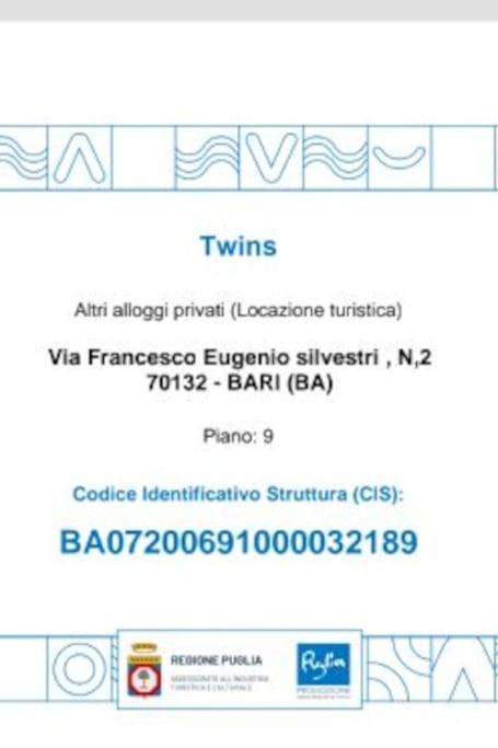 Appartement Casa Twins à Bari Extérieur photo